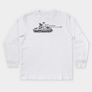 IS 7 the best russian tank Kids Long Sleeve T-Shirt
